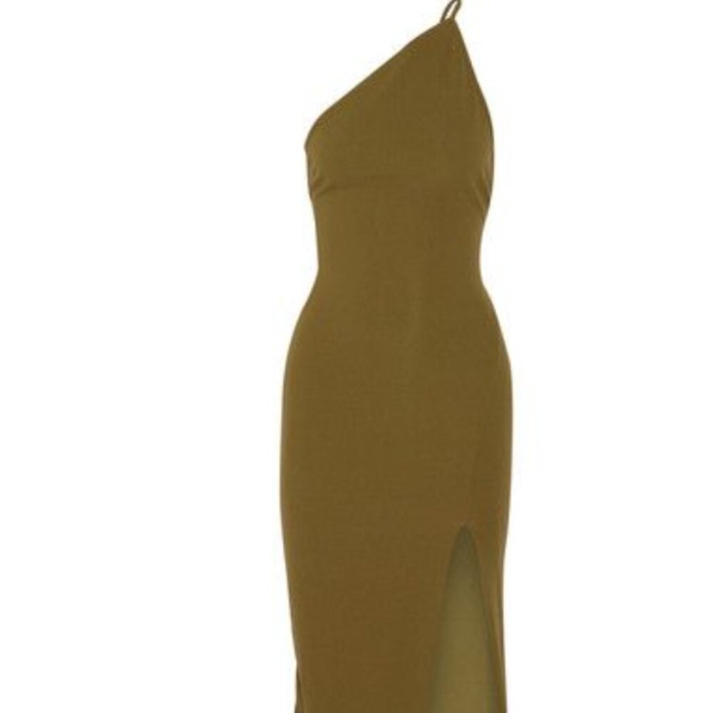 Solace London Petch Maxi Dress in Army/Olive Green - Size 2 - Picture 2 of 11